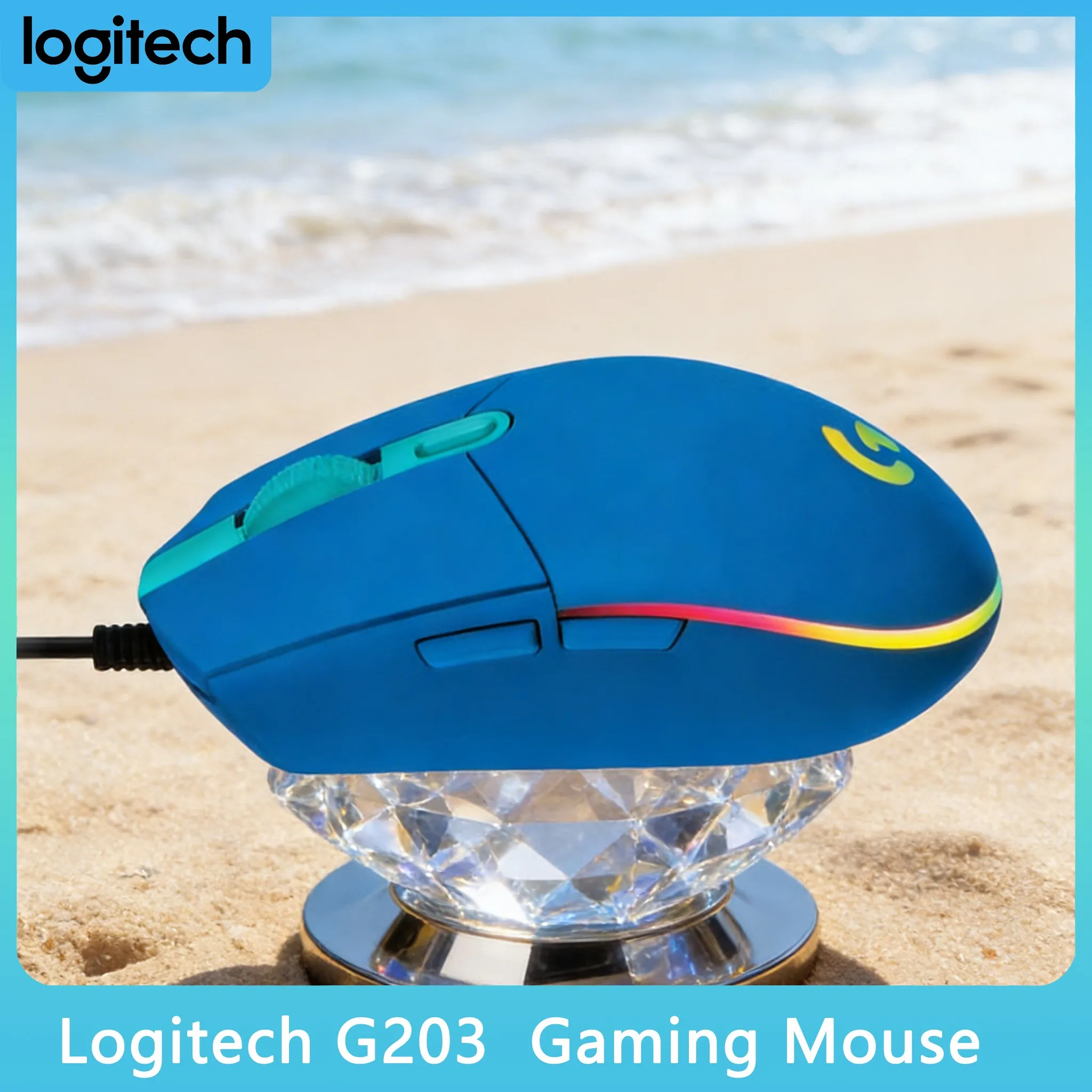 

Logitech G203 Gaming Mouse 1000Hz Polling Rate No Input Delay