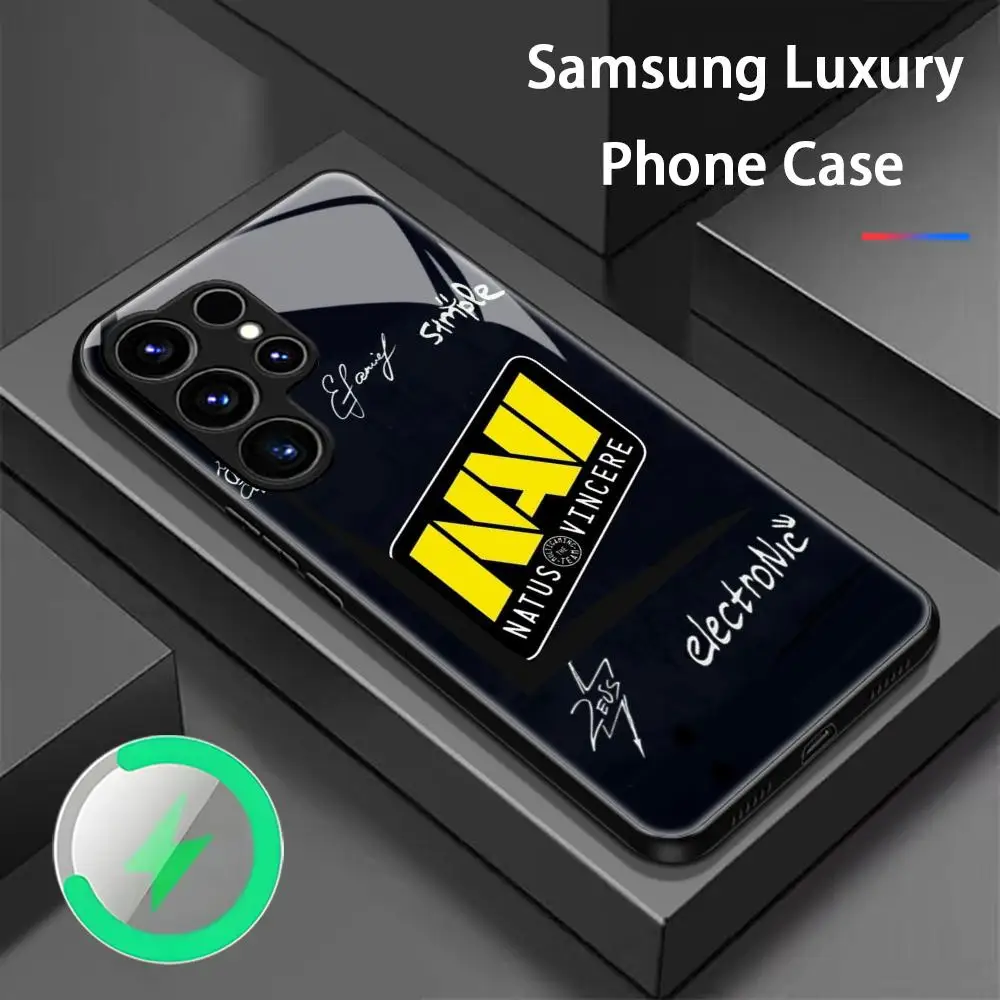 NAVI C-cS-2 fashion team design ins Phone Case For Samsung S26 S25 S24 S23 S22 S21 S20 Plus Ultra Note20 Glass Magnetic Case