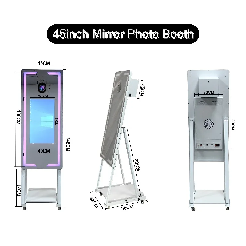 

Portable Magic Mirror Photo Studio Light Emitting Diode Frame Beauty Mirror Photo Studio Printing