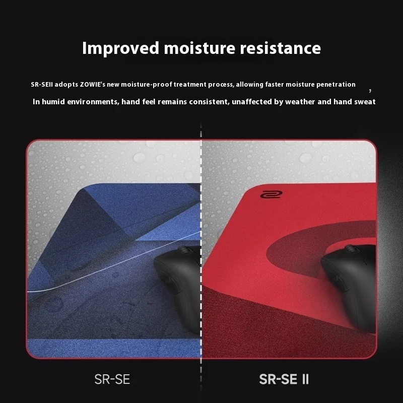 

ZOWIE G-SR-SE 2 FPS Gaming Esports MousePad Neutral Smooth Moisture Resistant Wear Resistant Emergency Stop MousePad Multi-Color