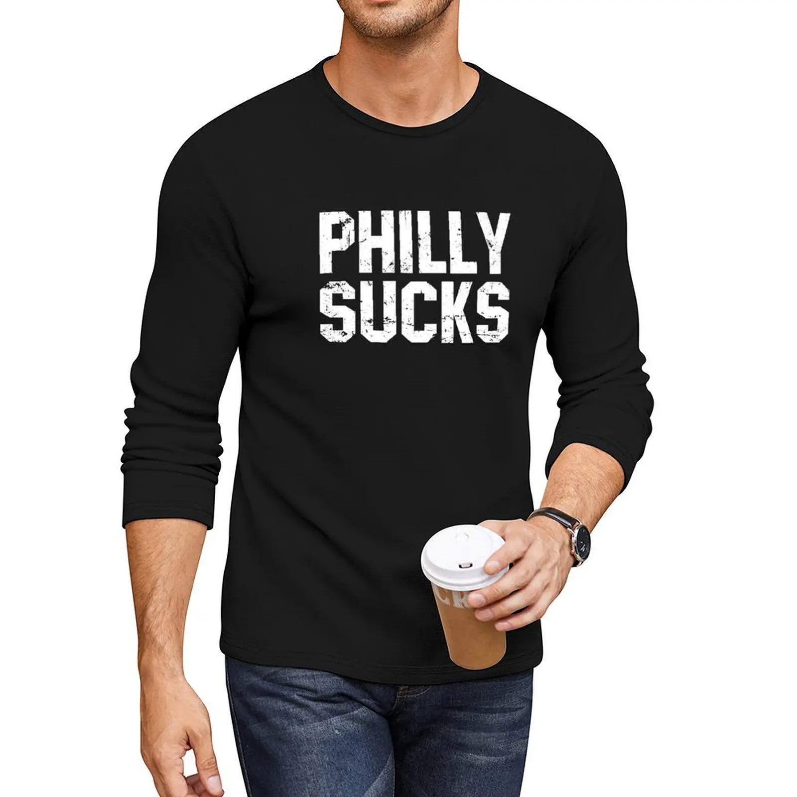 

Philly Sucks Long T-Shirt customized t shirts quick-drying t-shirt men clothes