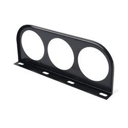 52MM Universal One/Two/Three Auto Modified Meter Cup Black, Car Gauge Holder for 2-Inch Triple /Double/ Single Hole Meter Chrome