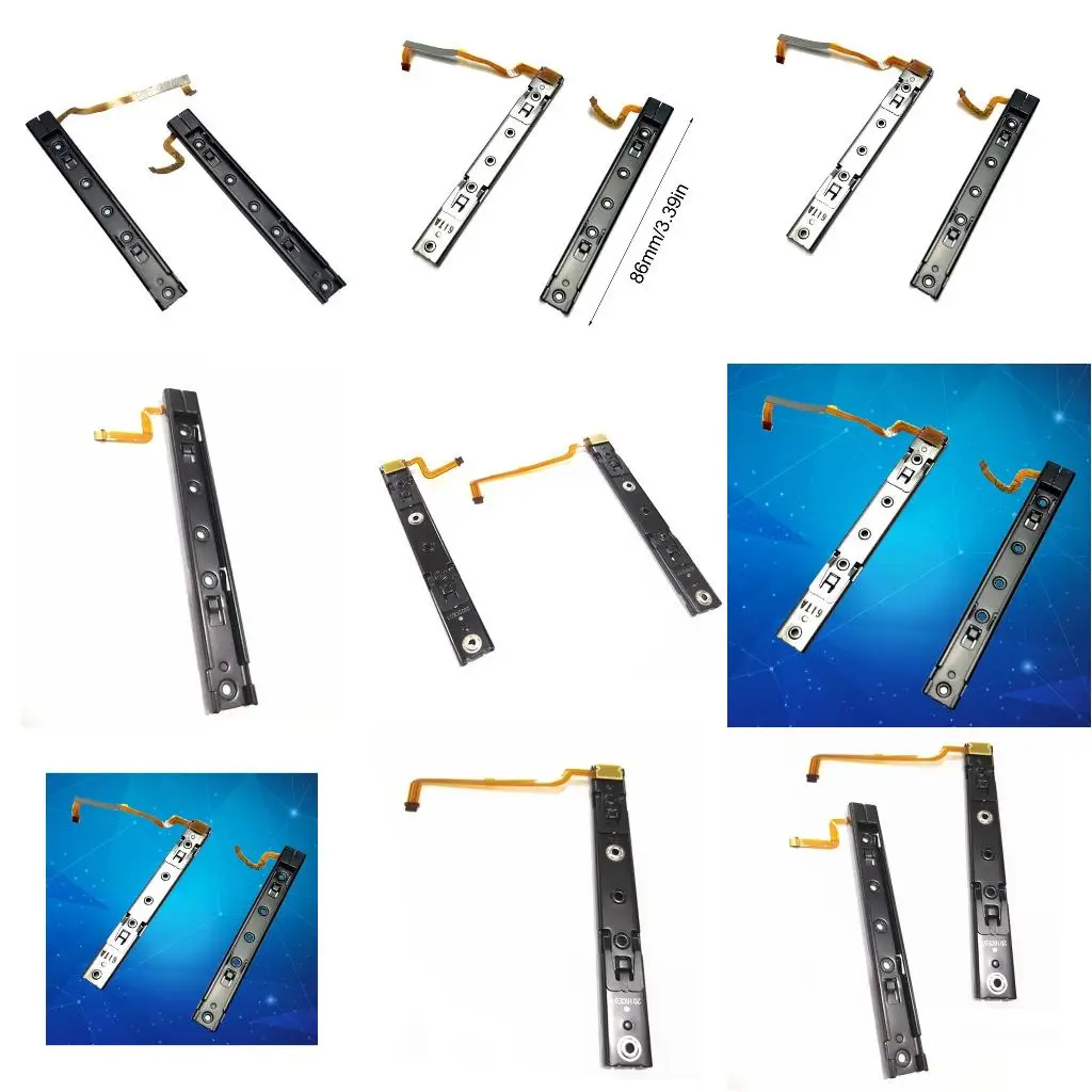 Оригинальная деталь для ремонта, правая и левая направляющая с гибким кабелем, фиксирующая часть для консоли переключателя NS, направляющая для восстановления