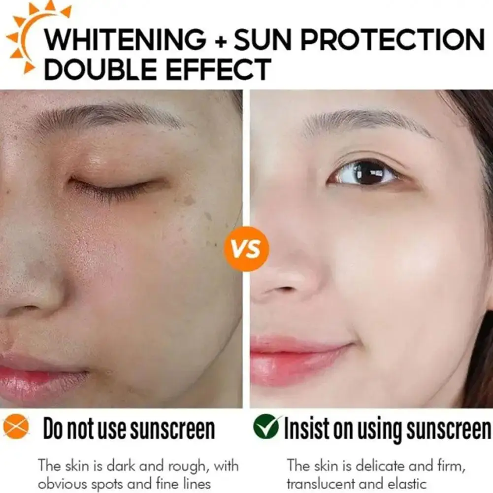 SPF50 Sunscreen Cream Whitening Isolation Lotion Anti-UV Facial new Moisturizing Care Control Water Lasting Refreshing Oil Z9V3