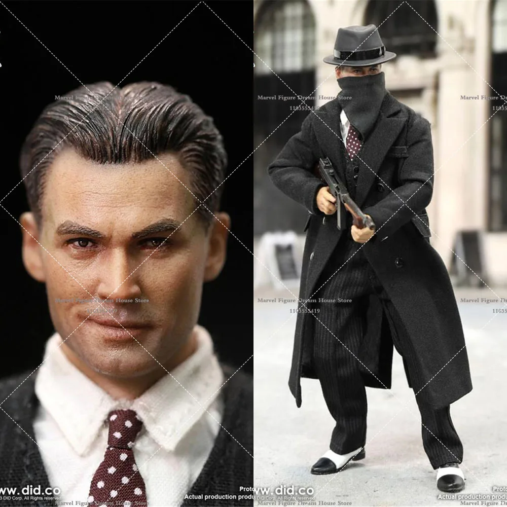 DID XT80008 1/12 Scale Collectible Palm Hero Chicago Gangster John 6 Inch Male Solider Action Figure Model Toys