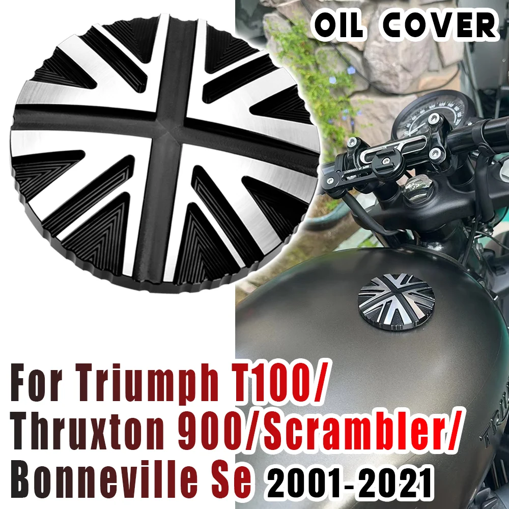

Motorcycle Petrol Fuel Gas Tank Cap Retro Oil Cover For Triumph Bonneville Bobber T120 T100 Street twin Scrambler 2001-2023