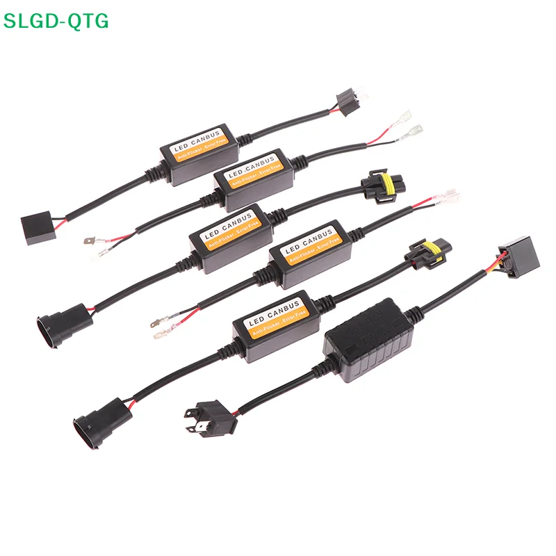 Hot！LED Canbus Decoder Car Headlights Error Free Resistor H1 H3 H4 H7 H9 H11 Adapter Warning Canceller