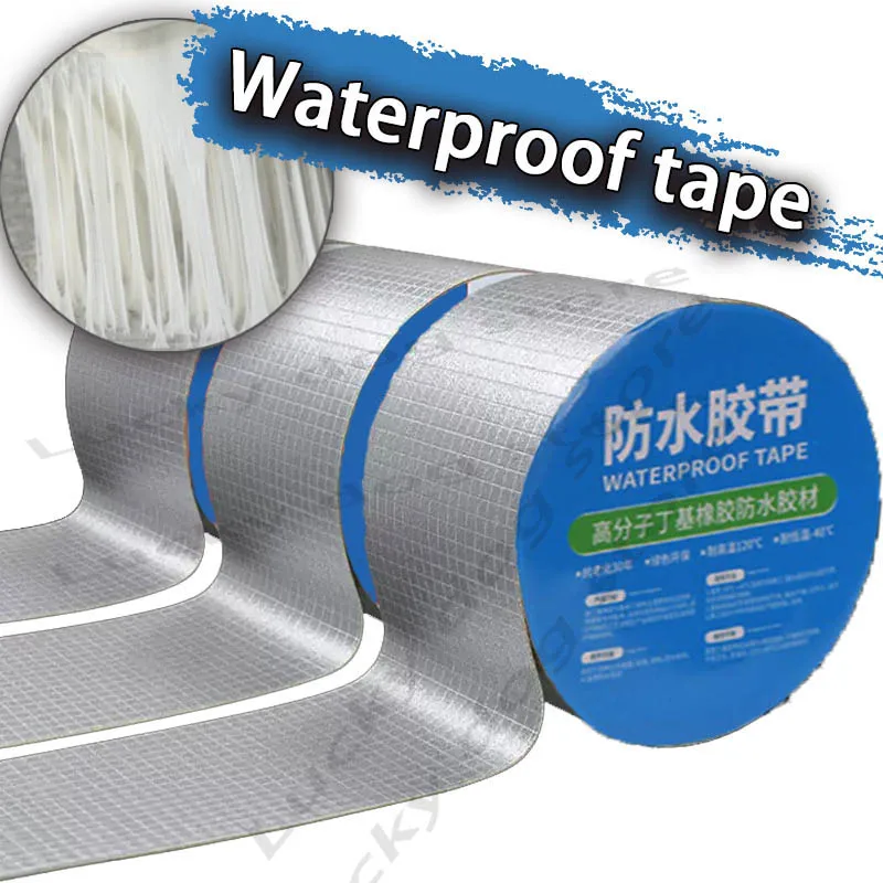 

strong butyl waterproof tape for repairing cracks in pipes roof kitchen insulation sealing waterproof aluminium butyl roll tape