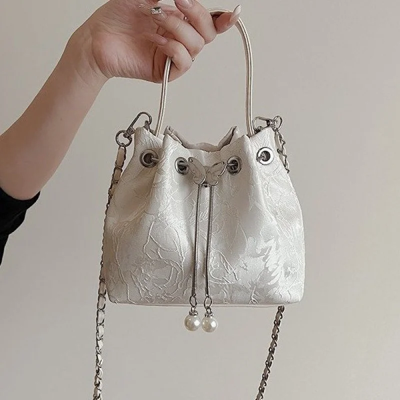 

Luxury Designer Leather Tote Bag - Minimalist Messenger Purse With Solid Color And Large Capacity