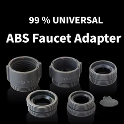 Adattatore per rubinetto ABS Rubinetto Connettore Giunti di conversione Riparazione Rubinetto Convertitore Gorgogliatore per Bagno Cucina Depuratore d'acqua Accessori