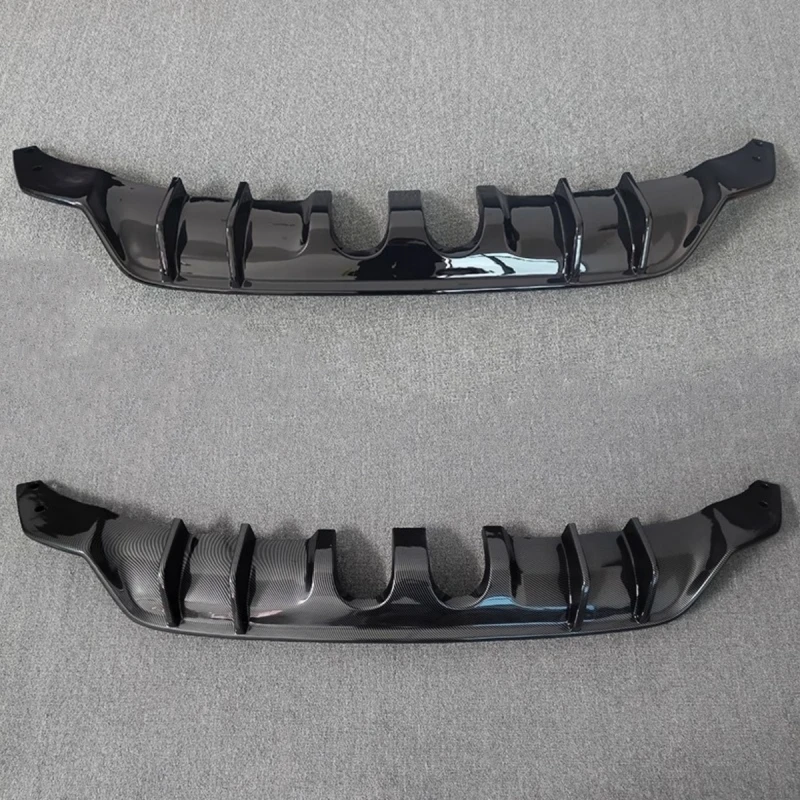 

Задняя губа для Volkswagen vw Golf 6 6R20, модифицированный глянцевый черный задний спойлер с подсветкой, карбоновый узор, задняя губа автомобиля