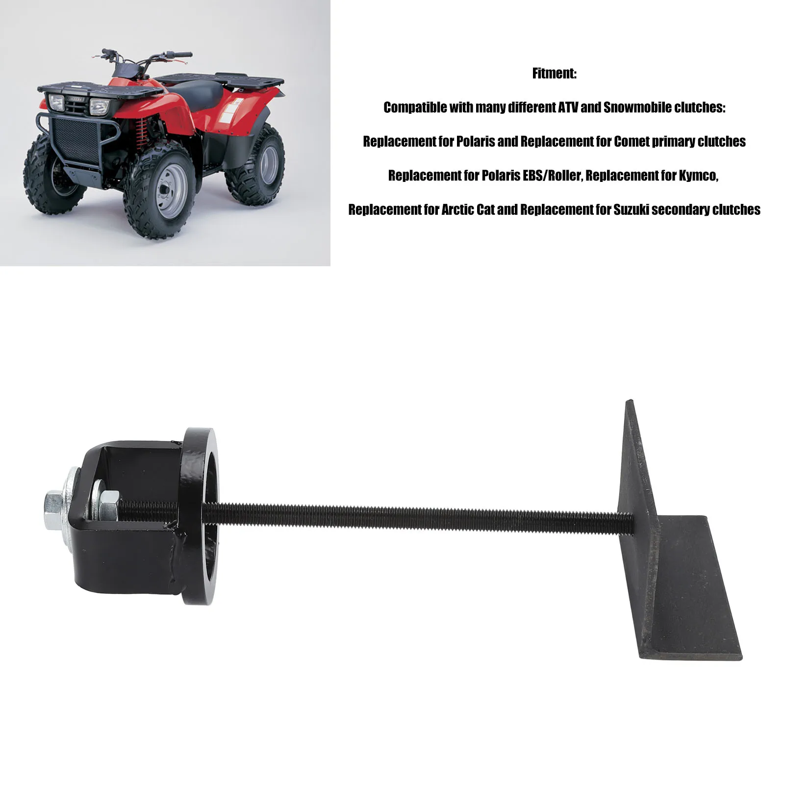 

Clutch Compression Tool CCT510 Universal Atv Clutch Compressor Tool Replacement for Polaris Ranger RZR 800 Sportsman 800 EFI new