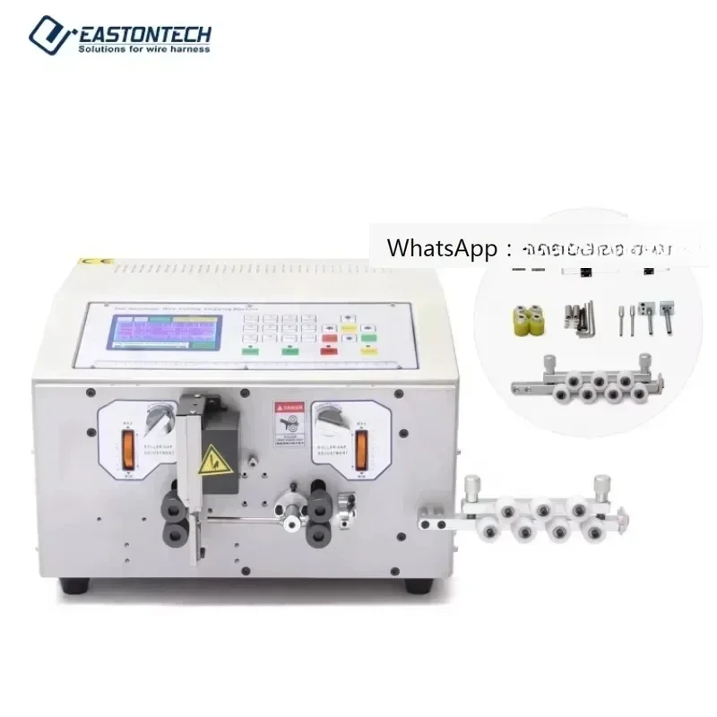

EW-02A Automatic 0.1-4.5 Square Millimeter Cable Cutting and Stripping Machine for 32-11awg Wires