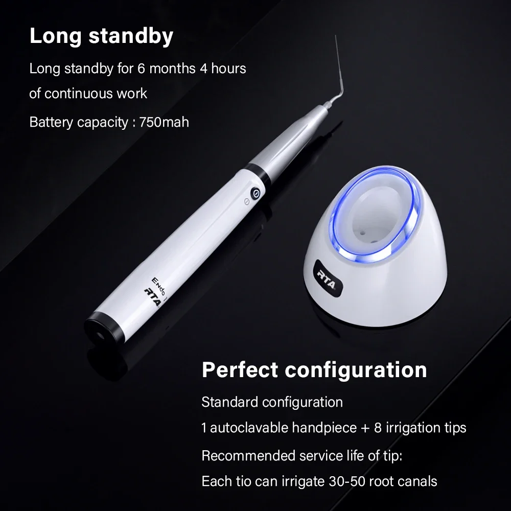 WOODPECKER ENDO1 Dental Ultrasonic Handpiece Head Wireless Endodontic Autoclavable with Intelligent Microcomputer Automatic Cont