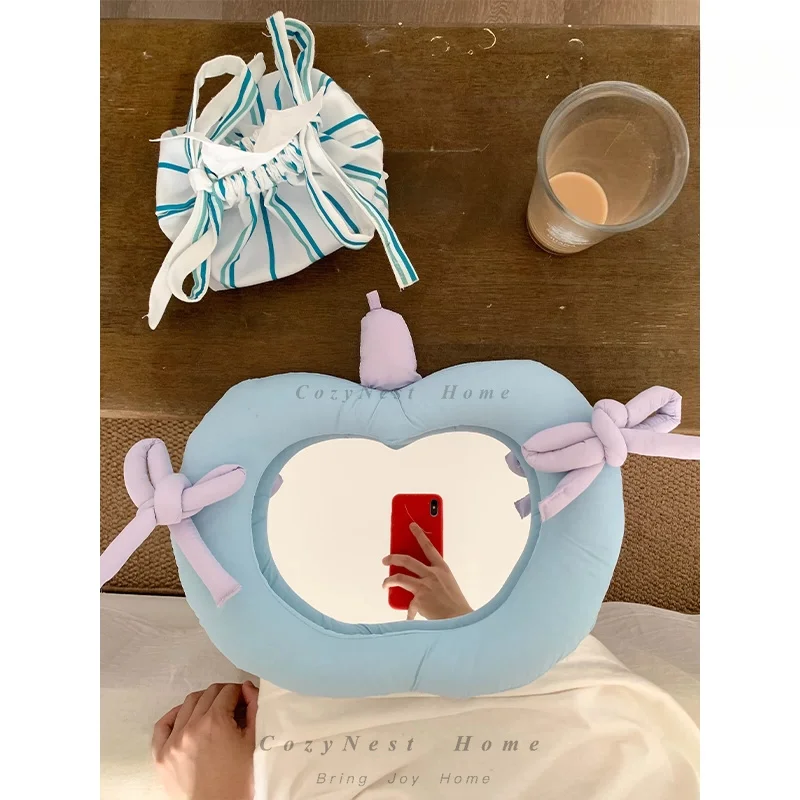 hanging mirror throw pillow home decoration hanging mirror birthday gift