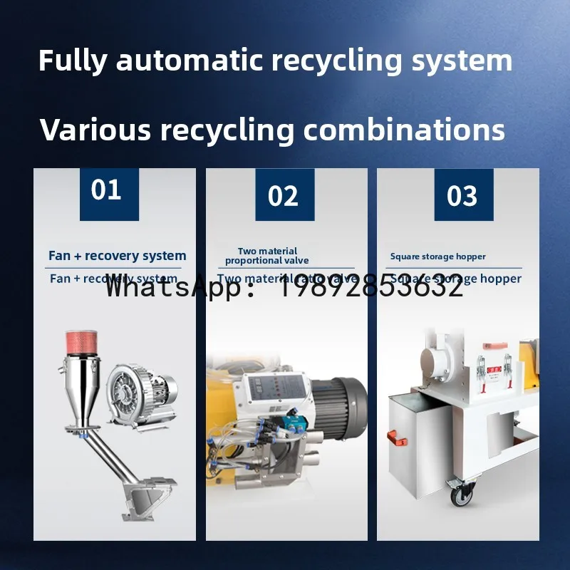 AB Plastic Crusher Slow Low Speed Silent Machine Scrap Recycling Pineapple Knife Claw Knife Crusher
