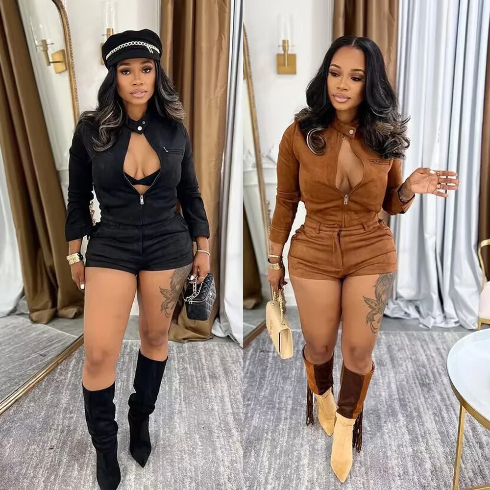 

Sexy Crop Jackets Elegant 2 Piece Pant Set Outfits 2025 Autumn Winter Women Classic Luxury Clothes Two Piece Set Shorts Pant
