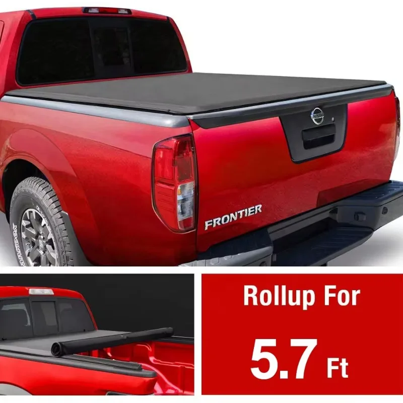 Hot Sale Chinese Supply Universal Truck Bed Cover,pvc Soft Tonneau Cover for Nissan Np200 Pickup Truck