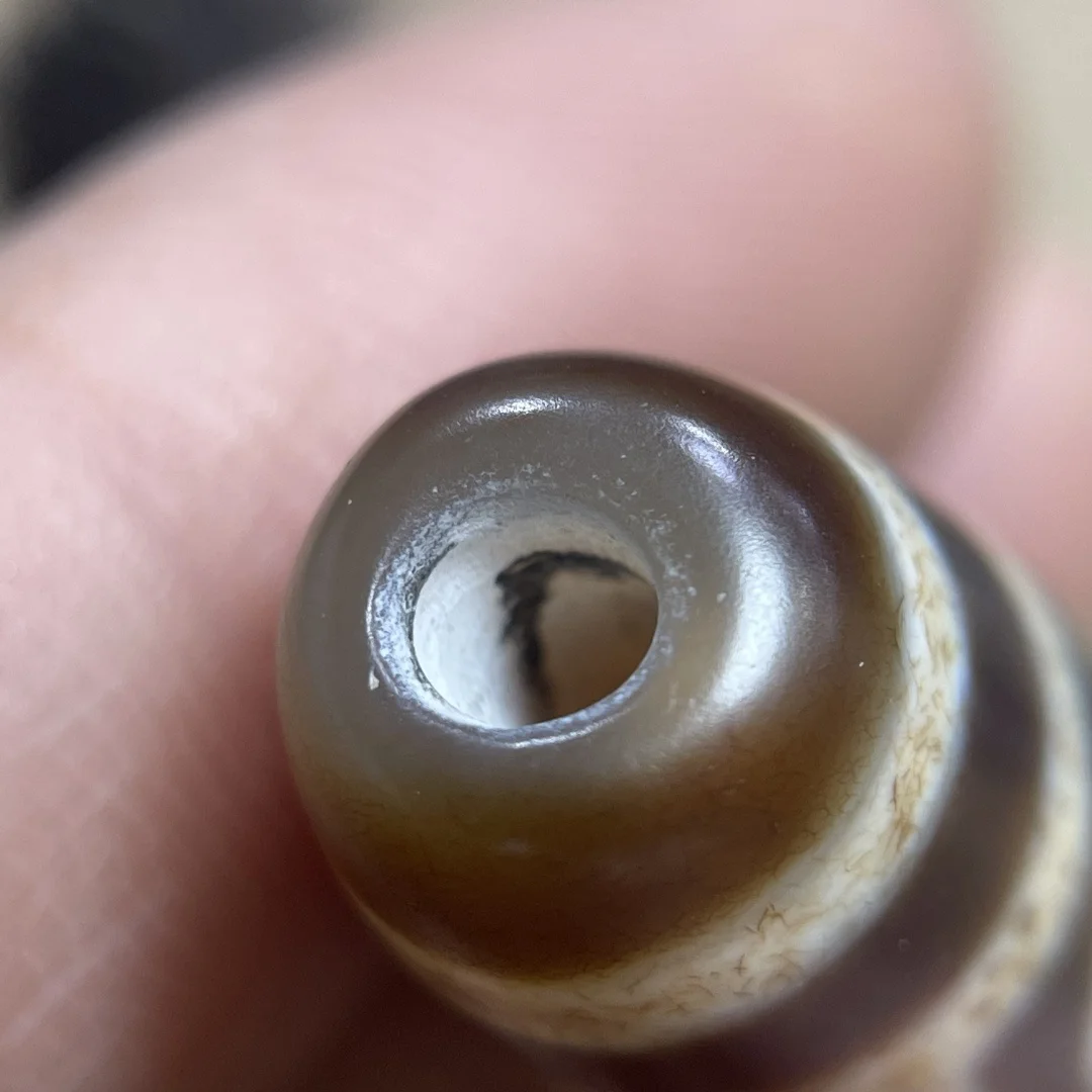 Energy Ancient Tibetan Old Agate The Great Sizzling oily old 9 eyes Dzi Bead Amulet Pendant Gzi Beads 13x53mm