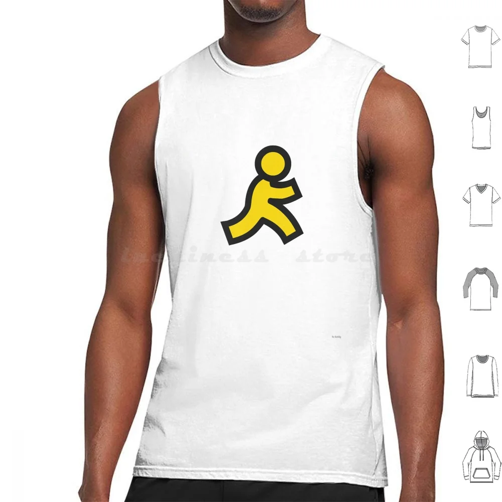 A / S / L ? Tank Tops Vest Sleeveless Aol Instant Messenger Instant Messenger Aol Aim America Online Aol America Online Aol