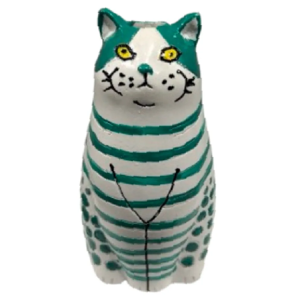Multicolor Polka Dot Cat Vase Cute Creative Tiny Animal Flower Vase INS Small Caliber Resin Cat Vase Wedding Decor
