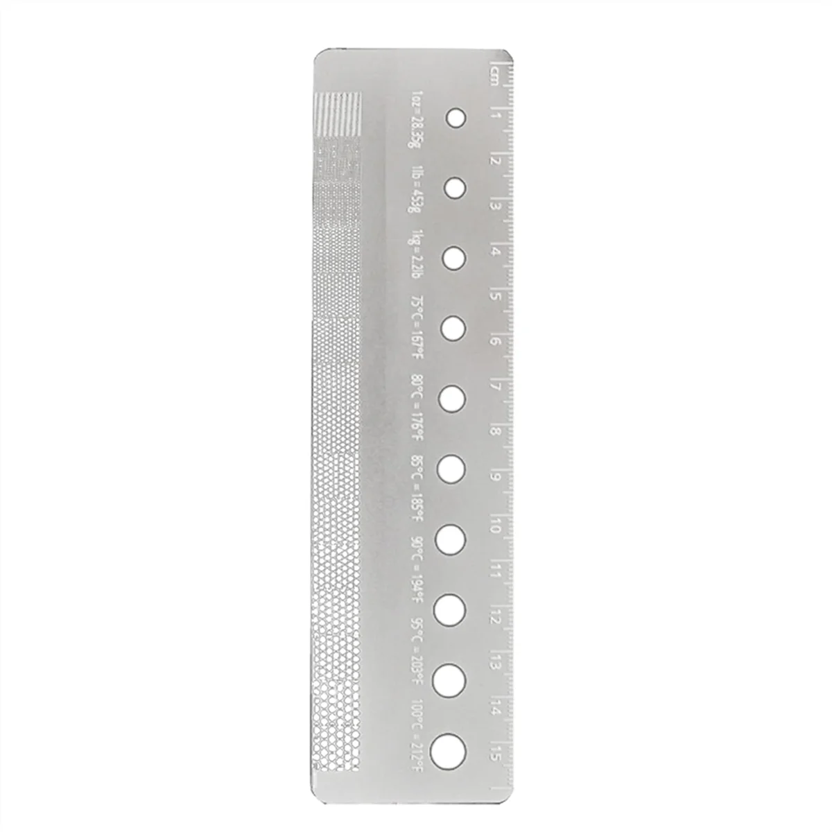 

New Grinds Reference Card Coffee Grinds Size Ruler Metal Grinds Size Reference Card Essential Tool Coffee Enthusias