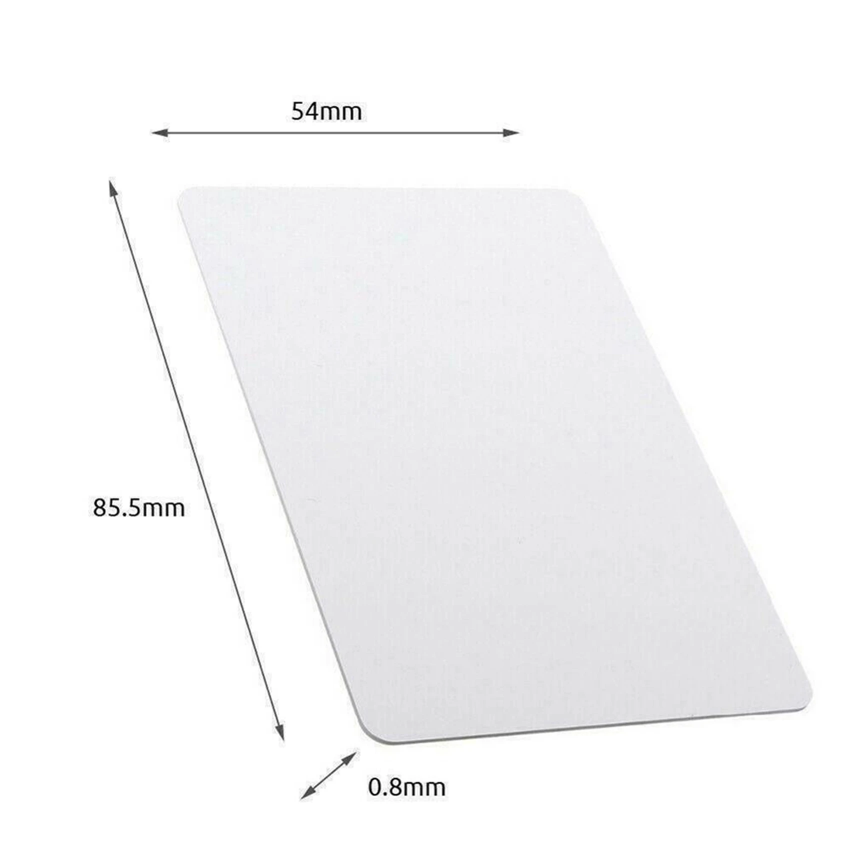 

(Flash Sale) 100Pcs Cards White Blank For NTAG215 PVC Tags Waterpoof 504Bytes Chip Sticker