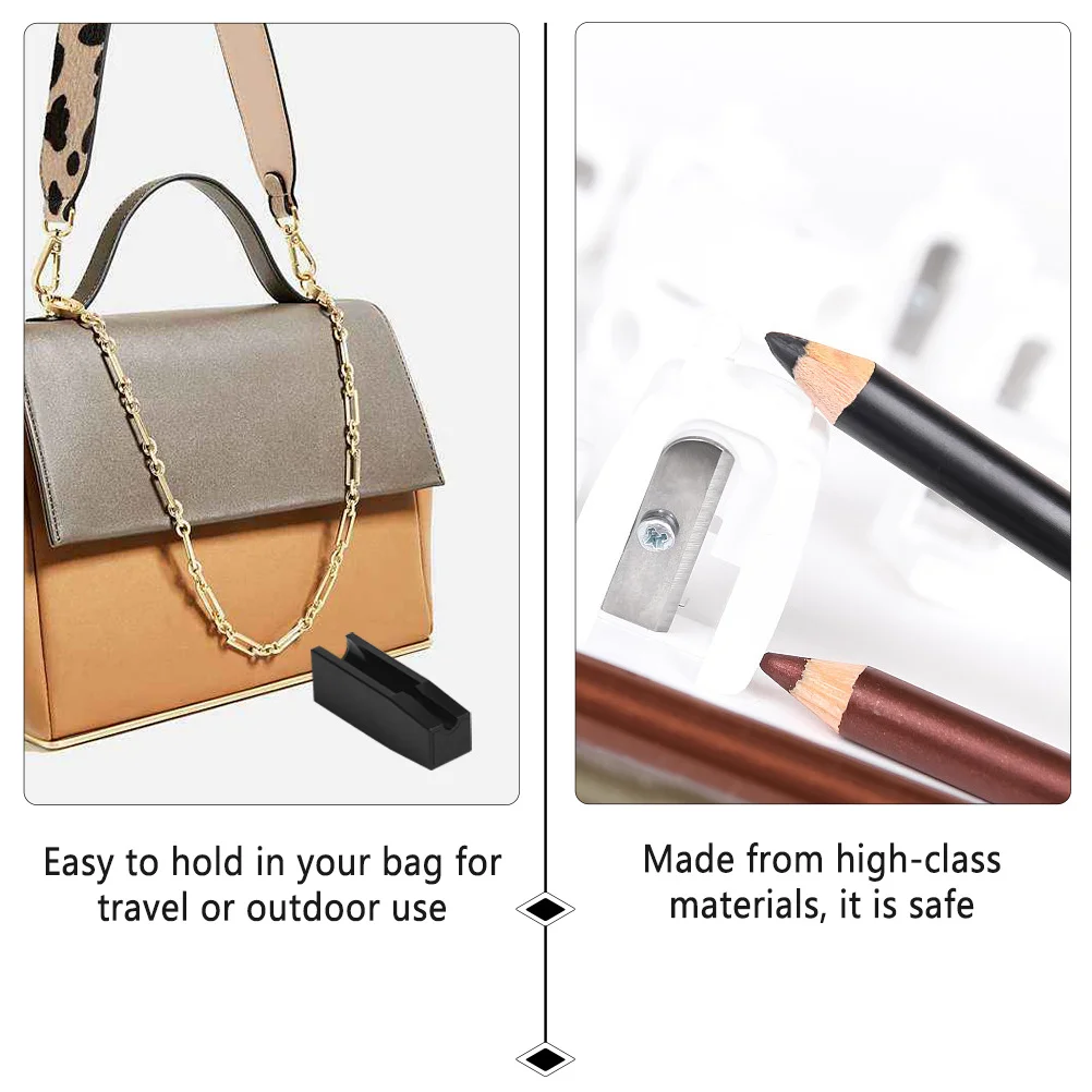 Augenbrauenspitzer für Frauen, kompaktes, leichtes Make-up-Werkzeug für Eyeliner, Lippenstift, Zubehör