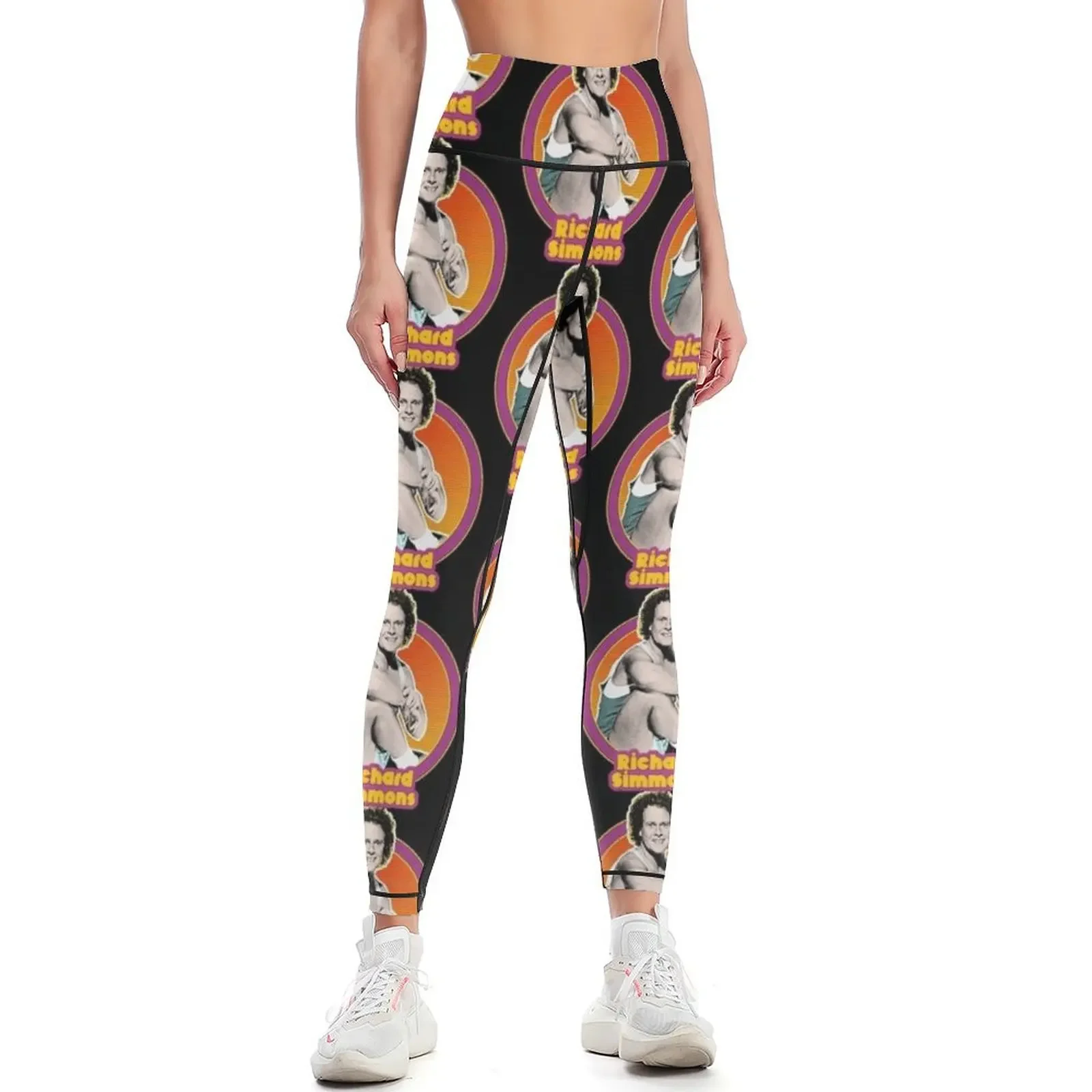 

Richard SimmonsRetro Style Fan ArtworkClassic . Leggings sport legging Women's sports pants Legging sport Womens Leggings