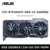 ASUS TUF Gaming GeForce RTX 3060 Ti V2 OC Edition 8GB GDDR6 14000MHz 256Bit, Triple Axial-Tech Fans, 0dB Technology RGB Lighting
