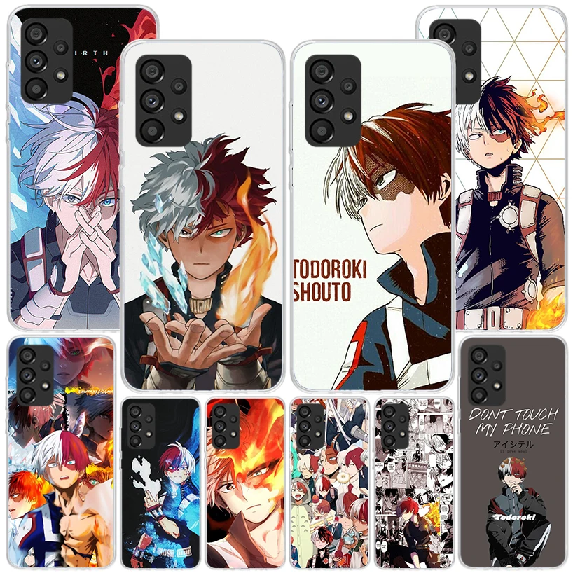 My Hero Todoroki Shoto Phone Case For Samsung Galaxy A15 A14 A13 A12 A55 A54 A53 A52 A35 A34 A33 A32 A25 A24 A23 A22 A05S A04S A