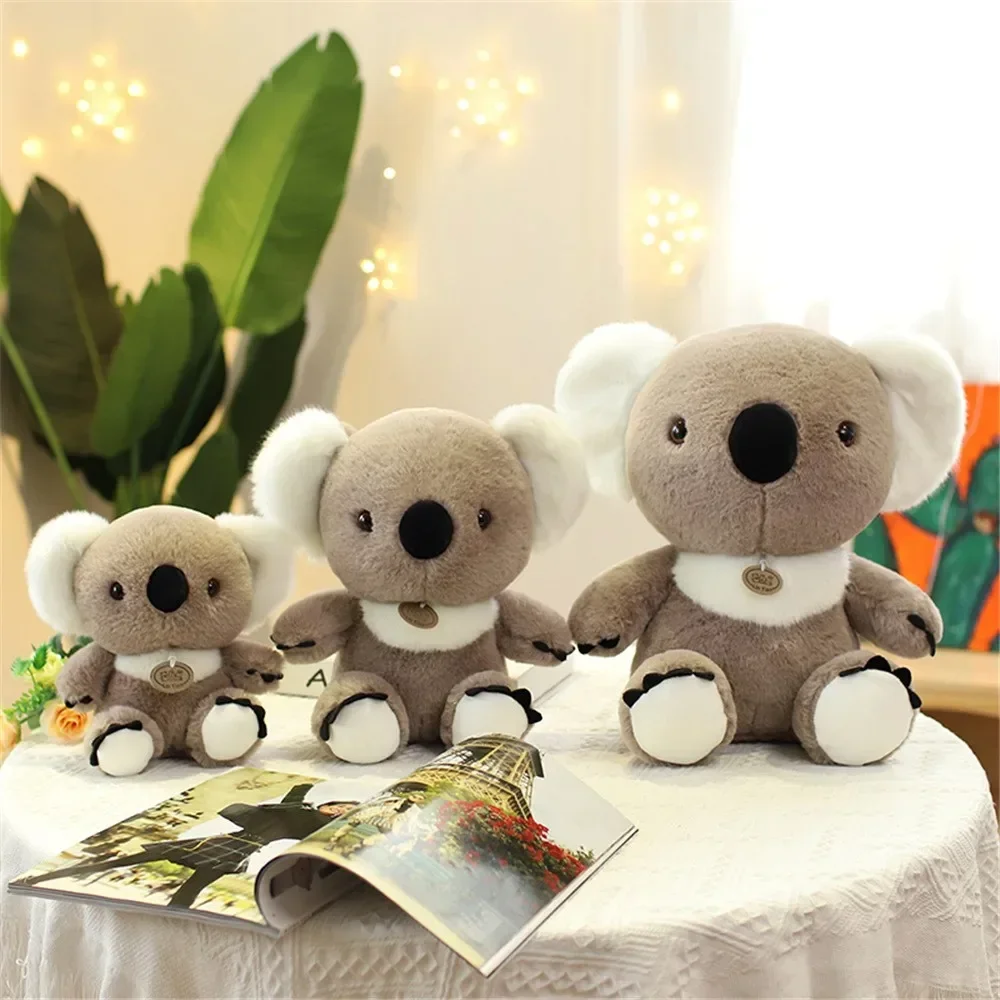 Soft Kawaii Plush Koala Toy Full Stuffed Animal Dolls Koala Bear Children Kids Birthday Christmas Gifts Room Decor