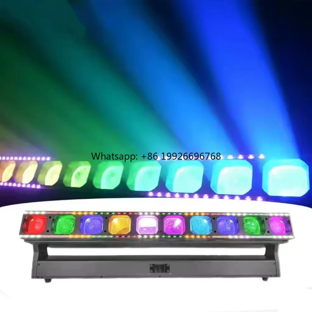 

NEW Coming 10X60W Zoom LED Wall Washer bar Moving Head Light RGBW 4in1 bar Light Stage Light