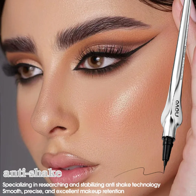 ウォータープルーフマットリキッドアイライナーペン - 極細、速乾、にじみにくい、大胆なアイメイクのための滑らかなフォーミュラ