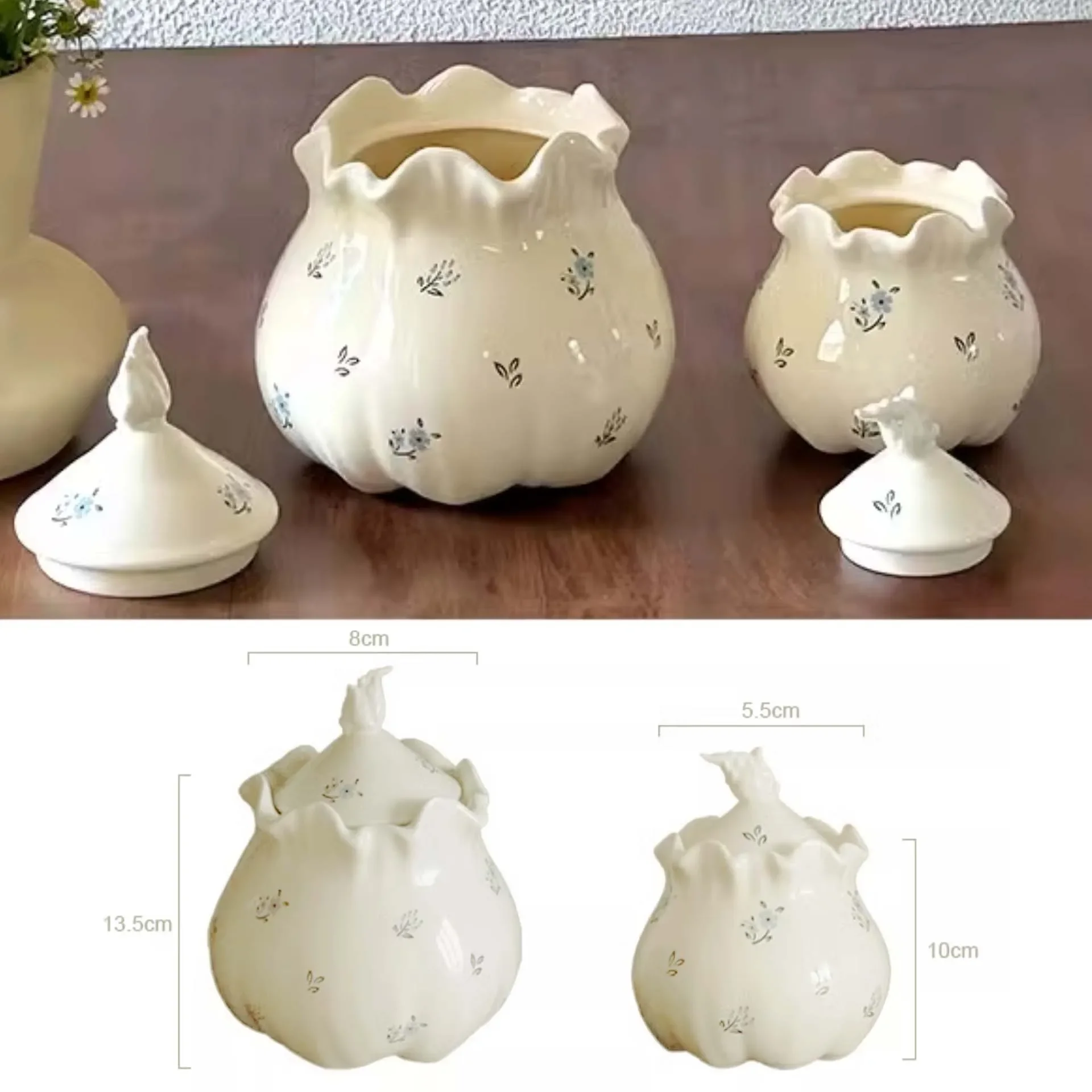 White Ceramic Vase For Plant Hydroponics Home Decoration Living Room Decor Flower Vase Garden Plant Accessories Floral Pastoral