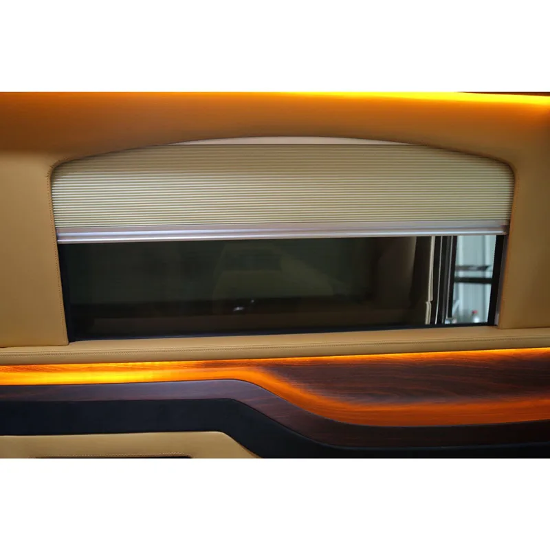 MPV electrical curtain RVCustomized van sunblind and electrical folding window curtain for campervan and  motor home