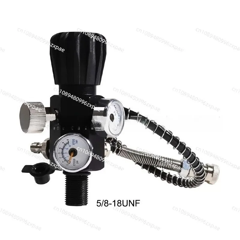 Regulated Output High Charging Valve M18X1.5 5/8-18UNF Thread Air Fill Station  Refill Adapter