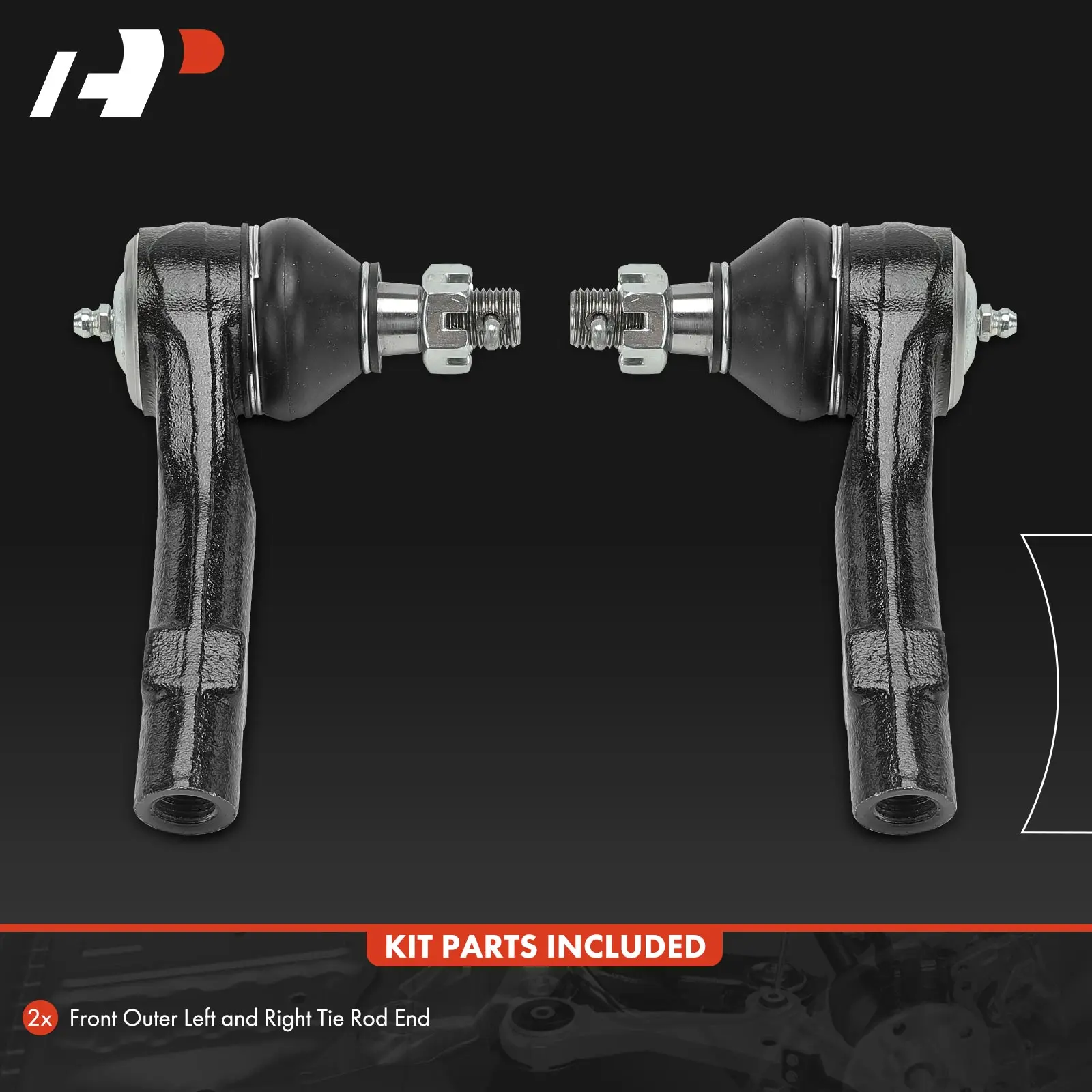 A-Premium 2x Front Left & Right Outer Tie Rod End for Mazda B2300 2004-2010 B3000 2005-2008 B4000 2005-2010