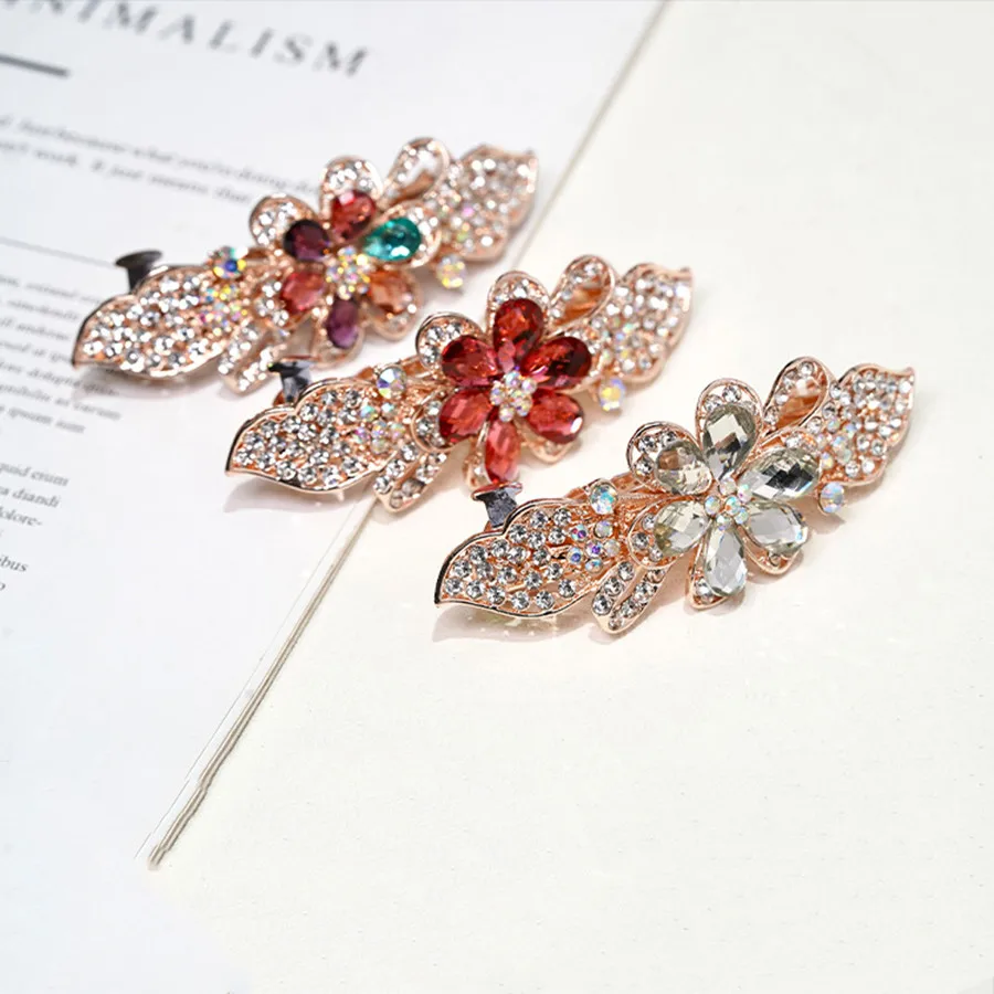 Korean style fashion ladies spring clip small butterfly alloy hair clip hair accessories fresh and elegant versatile accessories