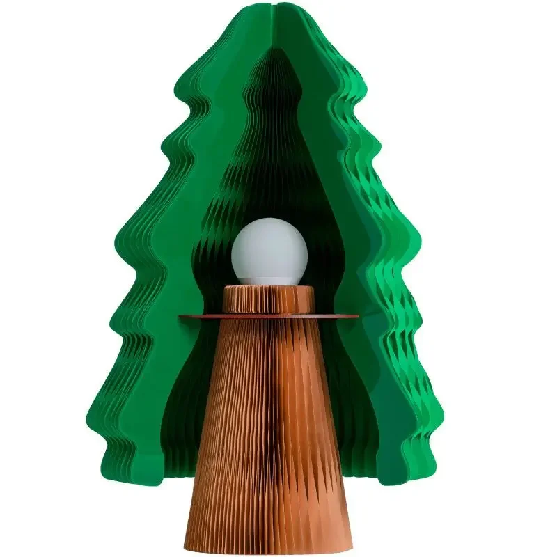 

Christmas tree folding luminous shopping mall New Year's decoration, desktop living room ornaments