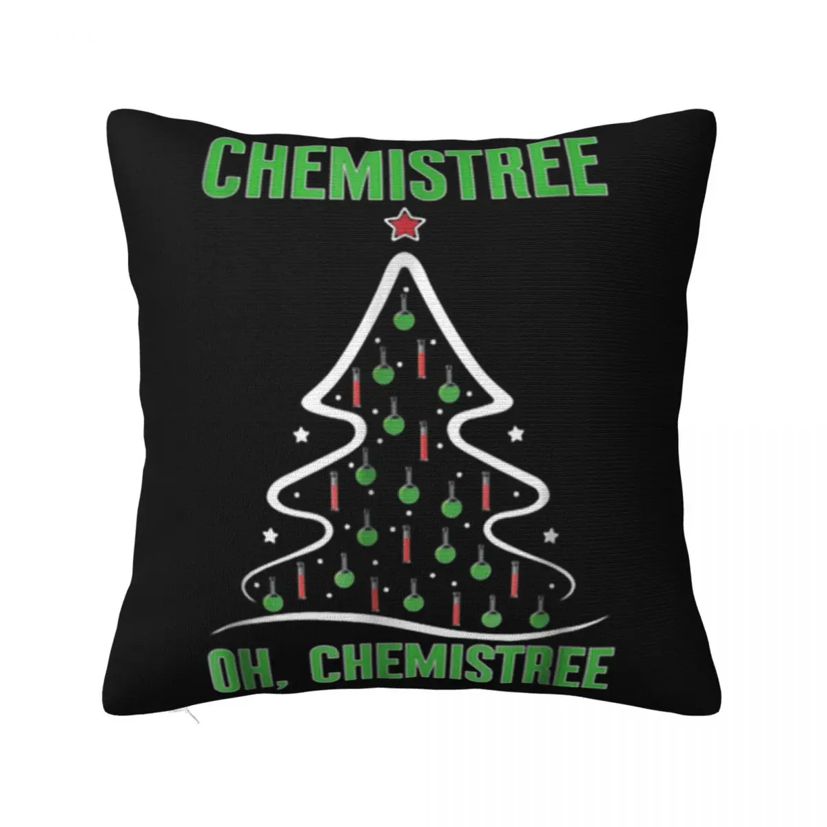 Nice Oh Chemistree Science Chemistry Teacher Christmas Summer New Design Animal Simple Men Pillow Case