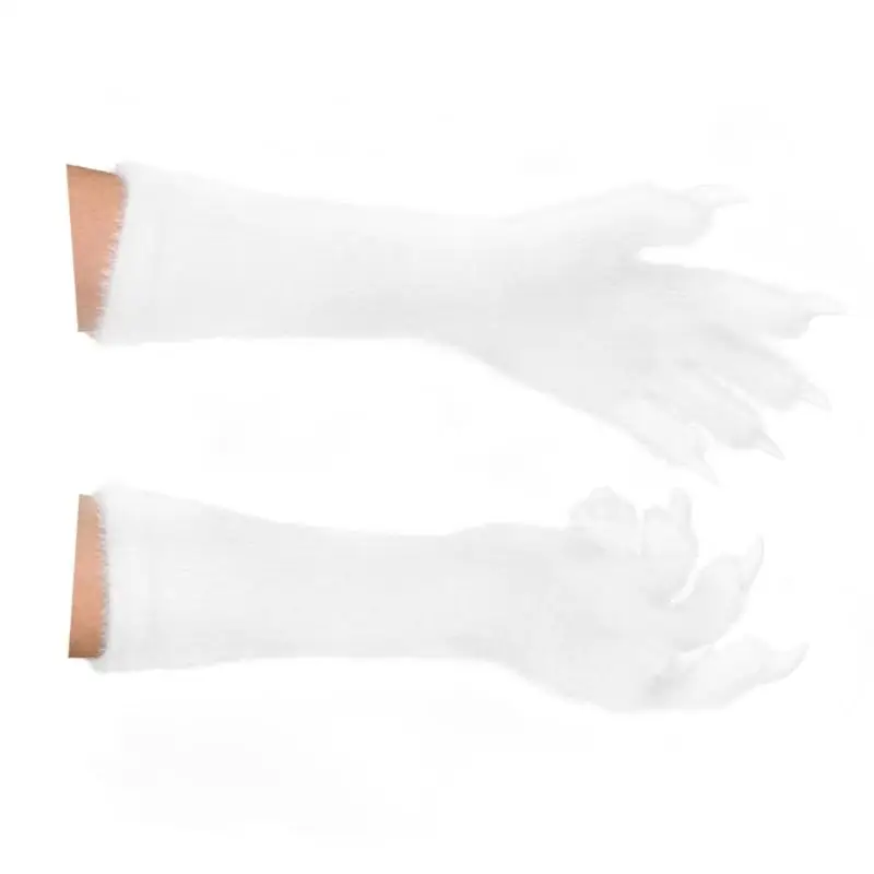 39BD Leicht zu reinigende, realistische Tierklauenhandschuhe, Halloween-Kostümzubehör, Nylonhandschuh – Detail 3