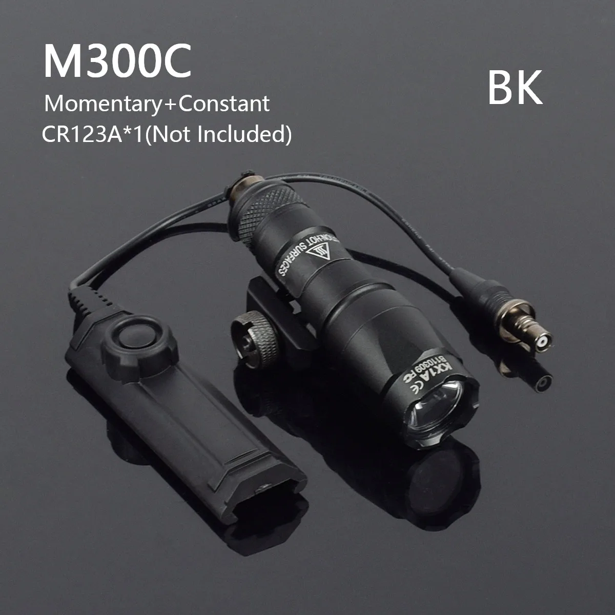 戦術 Surefire M300 M300A ミニスカウトライトライフル狩猟 LED 懐中