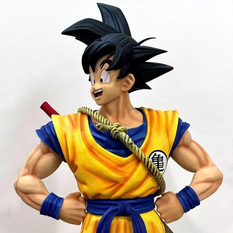 Jt Statue Is About 70cm Dragon Ball Dream Wukong Super Saiyan Action Figures Anime Peripheral Art Play Ornaments Gifts