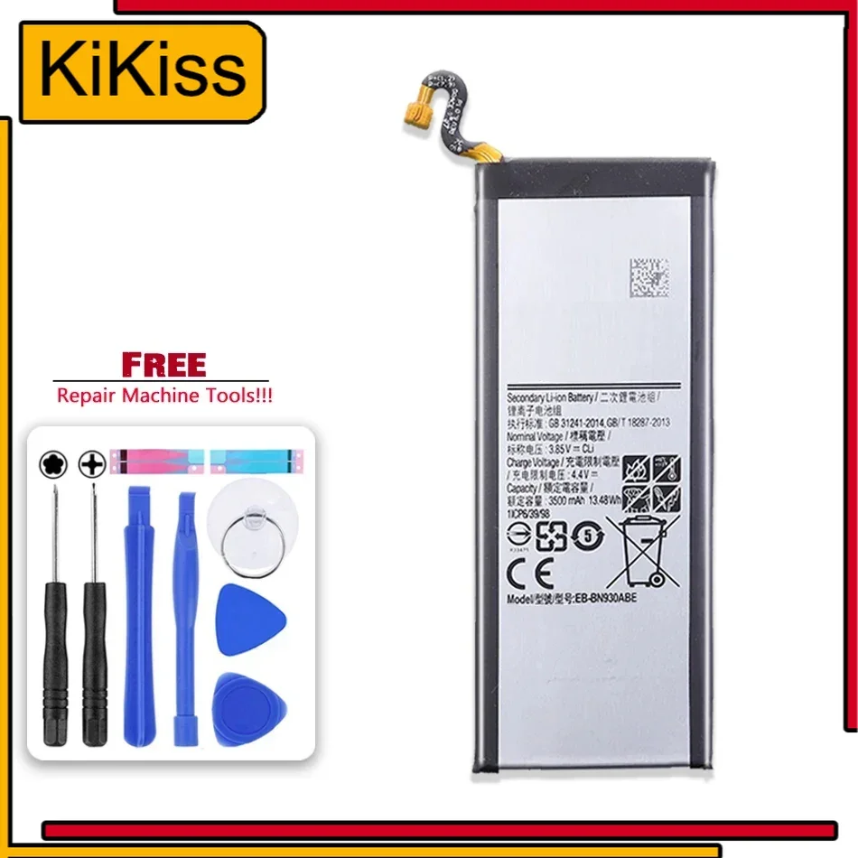 Kikiss EB-BN930ABE/EB-BN935ABA 3500mAh Battery For Samsung Galaxy Note 7 Note7 SM G935 G935F Bateria