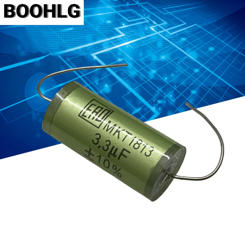 

2PCS ERO 1813 Green Elf Audio Capacitor 3.3UF 335J 250V 14X30MM Lead Pure Copper