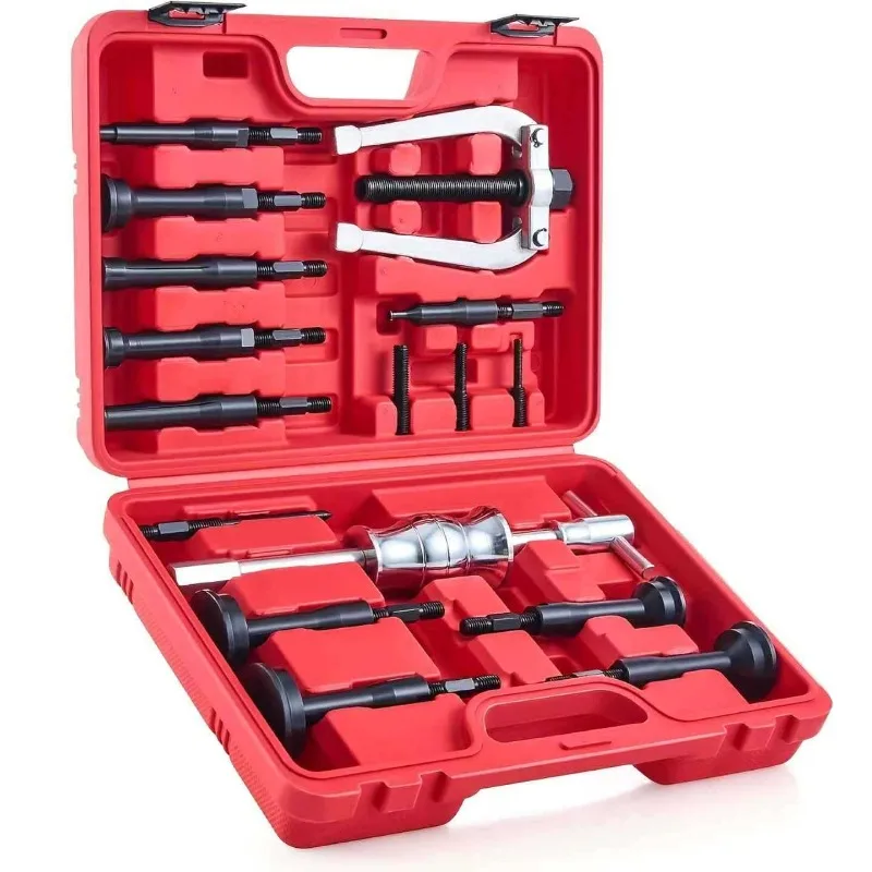 

16Pcs Bearing Puller Slide Hammer Set Internal External Bearing Remover Extractor Tool Kit