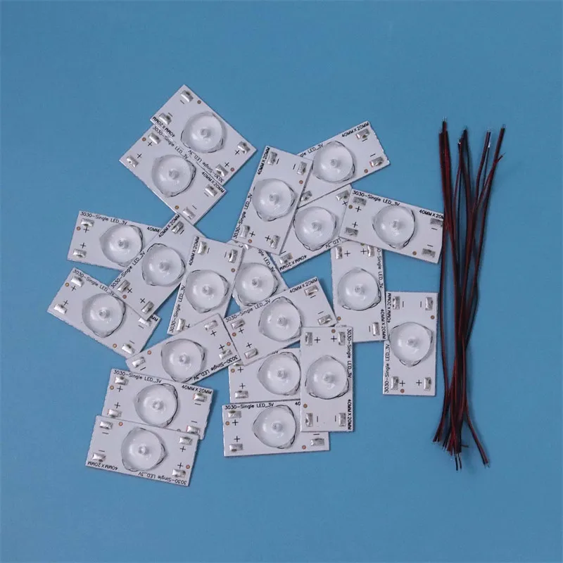 20～120インチ液晶テレビ改造用ユニバーサルLEDテレビライトバー20灯ビーズ大粒子LED凹面ミラーバックライトユニバーサルランプ