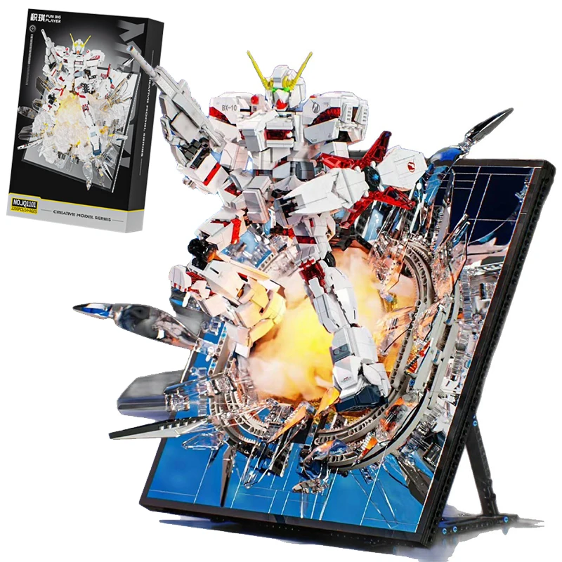 

2200PCS Unicorn Mech Building Sets Model Creative DIY Blocks Bricks Robot Toys with Cotton Home Decor Gifts for Kids and Adults