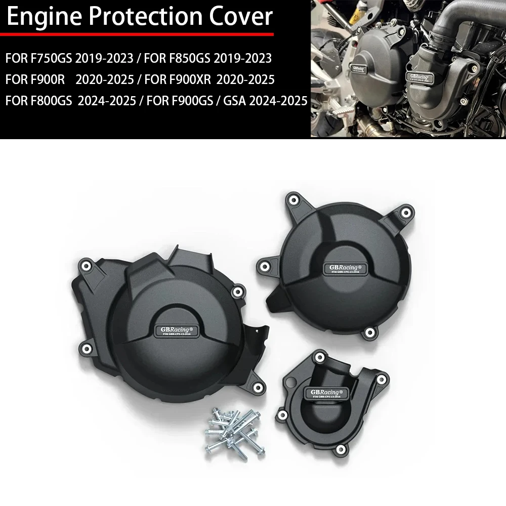

For BMW F750GS F850GS 2019-2023 F900R F900XR 2020-2025 GBRacing Engine Cover Protection Motorcycle Case Accessories